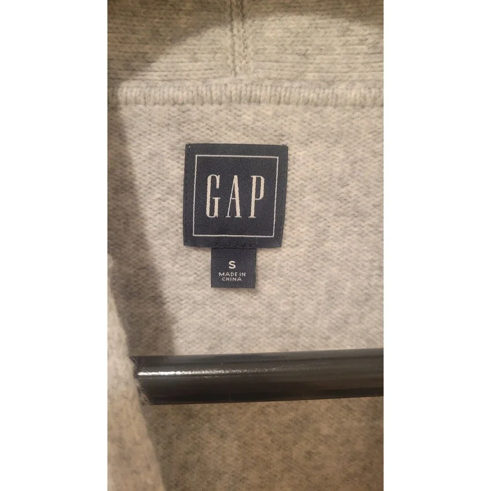Gap Belted OPEN Cardigan Light Heather Gray Women’s Size SMALL. Grandma core